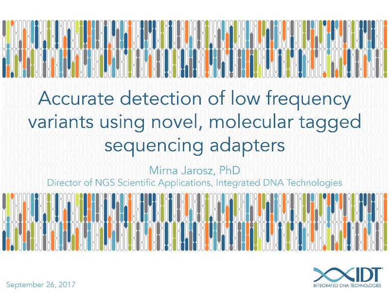 Accuratedetectionoflowfrequencyvariantsusingnovelmoleculartaggedsequencingadapters